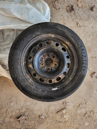*QTY=1*  205/60R16 all season tire on 5x114.3 steel wheel