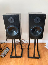 Stereo (Receiver, CD Player, Remote, Speakers, Speaker Stands)