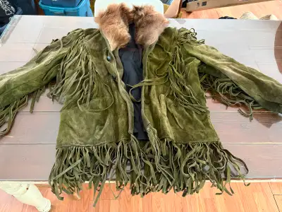 Ultra Unique Hand Made Yukon Leather Jacket One of a Kind, View more