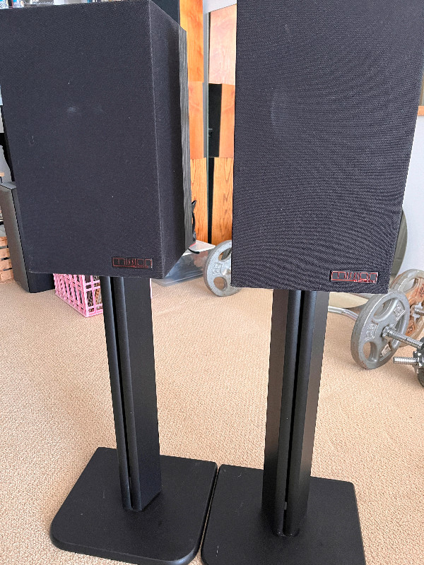 Misson Model 70 MKII speakers - 14 tall x 8.5 wide x 8.5 deep in Speakers in North Bay