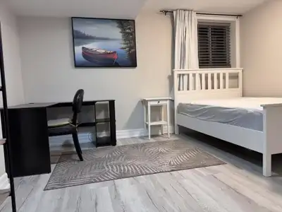 Shared Basement/Monthly Rent Fee:$1050/month Beautiful and cozy private room available for rent Key...