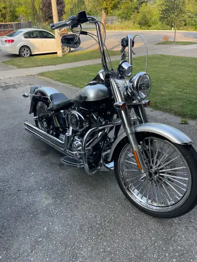 2003 Fat boy 100 year anniversary 37000 KM -Air ride rear suspension -21 front tire - stage 2 scream...