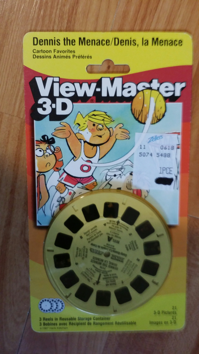 New Sealed Vintage Dennis The Menace Viewmaster Set Of 3 Reels.I do not ship