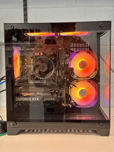 New Build FANCY Gaming PC Ryzen 5500 with 4060, View more