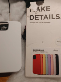 White silicone iphone 2020 6.1" bnib