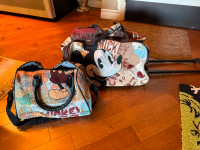 Mickey luggage with roller bag and carry on bag