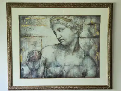 FREE  ART  WITH BEAUTIFUL FRAME - THE DECISION, View more