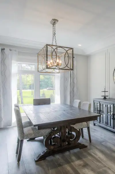 French Iron 8 light Chandelier , View more