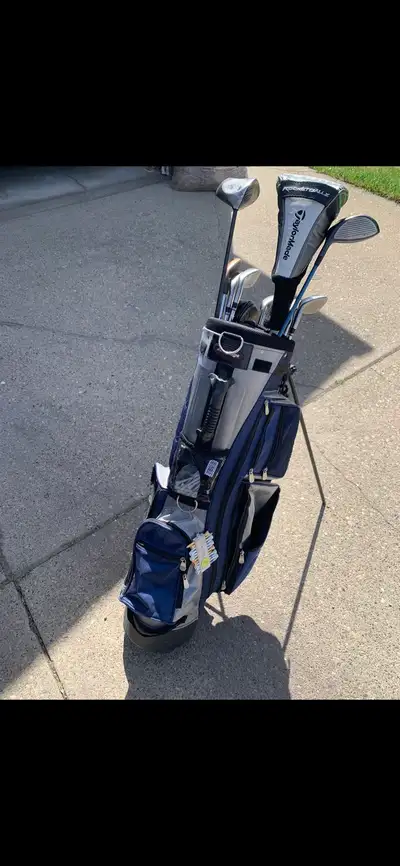 Taylor Set Irons + Driver + Bag $275, View more