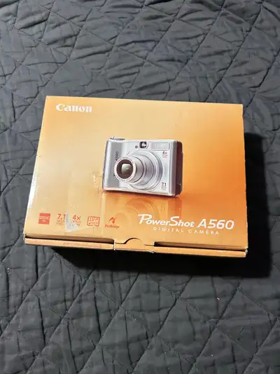 Canon Digital Camera PowerShot A560 7.1MP Silver, View more