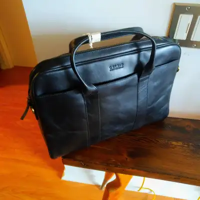 *New* $620+ O My Bag Harvey Leather Briefcase, View more