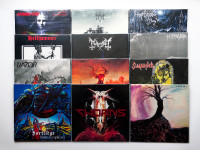 Vinyl Records Heavy Metal LP Disques Vinyles comme neufs $30+