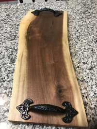 Black walnut charcuterie tray