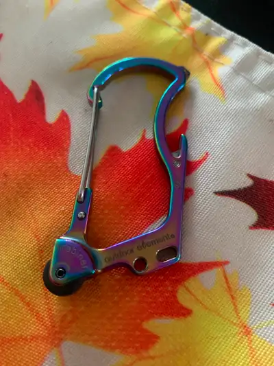 Outdoor elements clip firebiner, View more