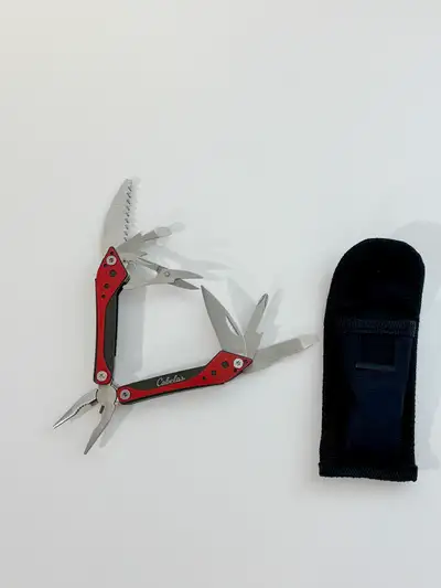 Cabela's Multi Tool Red with Sheath, View more