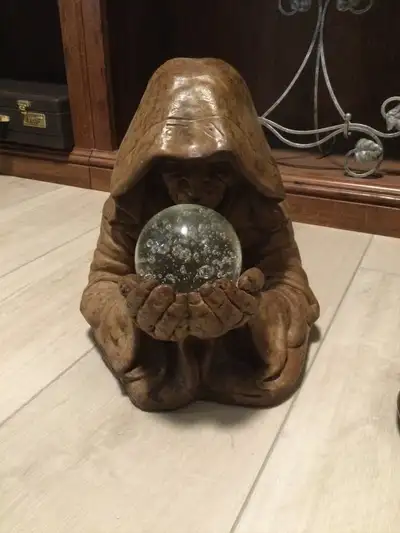 Azzuli with Globe Rock Garden Ornament. One of many characters designed by this Vancouver Island pro...