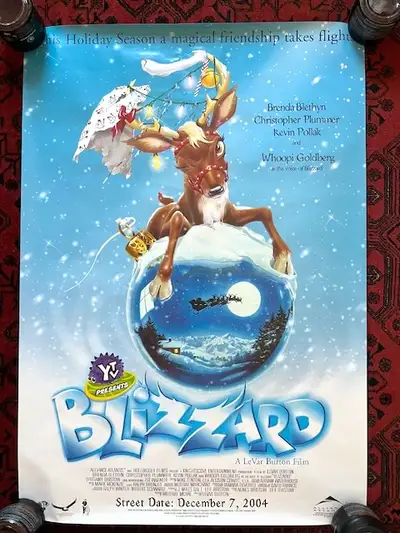 LeVar Burton's BLIZZARD (2003) Rolled 1 Sheet Poster. Christmas, View more