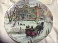 Stewart Sherwood Victorian Christmas plates