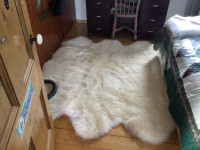 Beautiful large real sheepskin for sale
