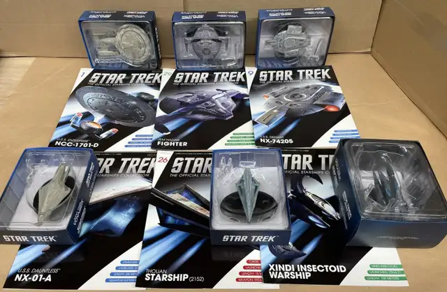 Star Trek Eaglemoss Complete with Packaging Six Ship Lot #162864361997441126