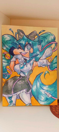 8.5" x 11 3/4" Hatsune Miku Artwork Print