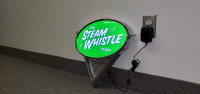Steam Whistle light up sign