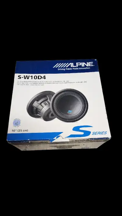 new Alpine subwoofer, View more