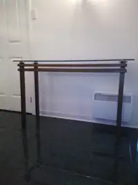 Table en verre