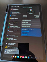 Tablette Samsung tab S6 Lite avec stylet