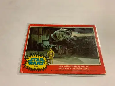 StarWars Series2Topps1977Trading Card#100 Our Heroe At Spaceport, View more