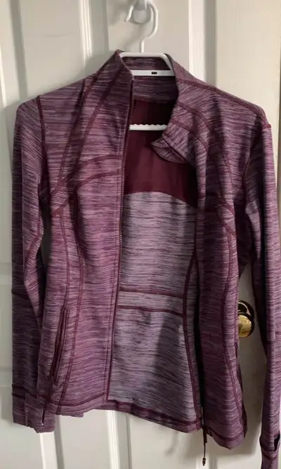 Lululemon define jacket size 6 purple , View more