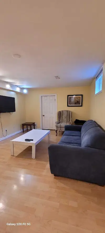 2 Bedroom Basement Apartment for Rent - fully furnished and ready to move in -separate entrance - wi...