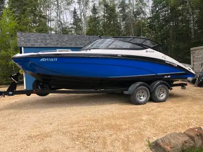 Coming soon Yamaha jet boat with every option including thrust vector for enhanced control, Bimini t...