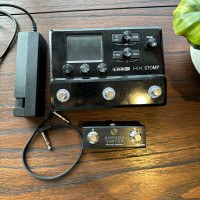 HX Stomp with trs foot switch and IRs