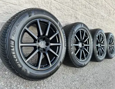 Michelin Pilot Alpin 5 SUV MO1 Winter Tires and original 20 inch Mercedes Benz G-Class / G-Wagon G63...