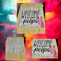 Welcome Peeps Cushion Cover