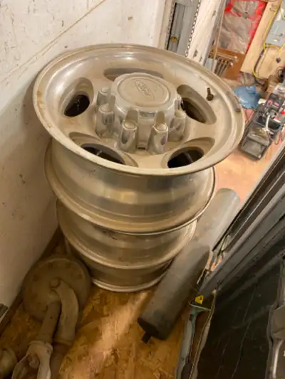 4. Rims with centres. Size in the pictures. Asking $700