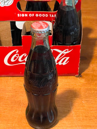 COCA COLA 1989 Reproduction Christmas Bottle Dayton Ohio OH 1923