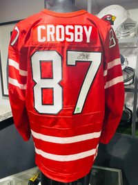 Signed Sidney Crosby Team Canada Framed Jersey