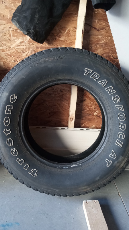 4 Firestone Transforce AT tires LT 275/70R18 good condition in Tires & Rims in Calgary - Image 3
