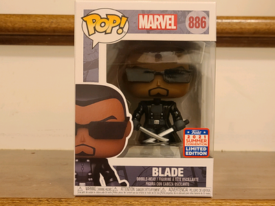 Selling Funko POP! Marvel - Blade (2021 Summer Convention Limited Edition) for $50. Message me if in...