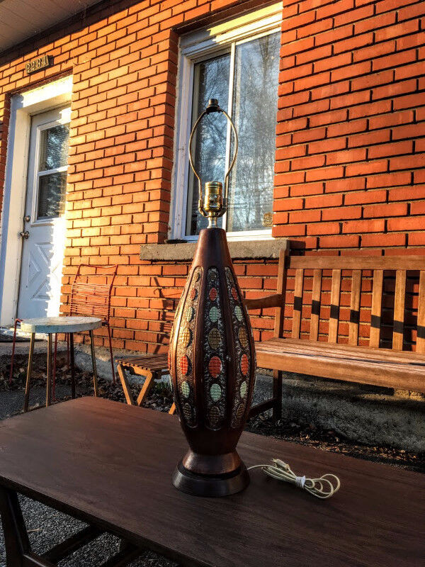 Jolie Lampe de Table Mid Century TECK et Ceramique dans Éclairage intérieur et plafonniers  à Ville de Montréal - Image 4