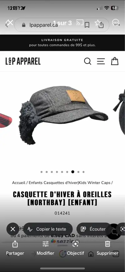 Comme neuve.