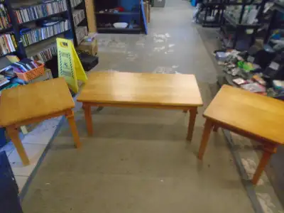 Coffee and end tables set, View more