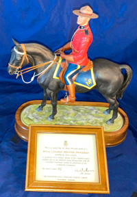 Royal Worcester RCMP Royal Canadian Mounted Police Doris Lindner