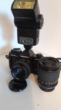 Vintage Yashica FX-3 Super (CLA'd) Film Camera Kit
