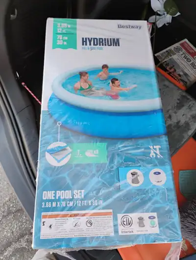 NEW UNOPENED SWIMMING POOL 12 FT, View more
