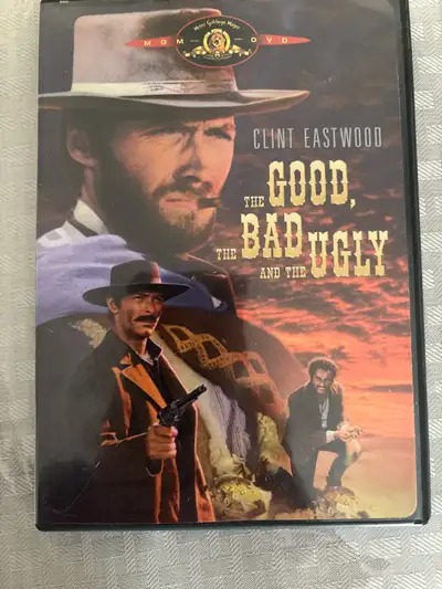 Relive the epic journey with this used DVD of "The Good, the Bad and the Ugly," starring Clint Eastw...