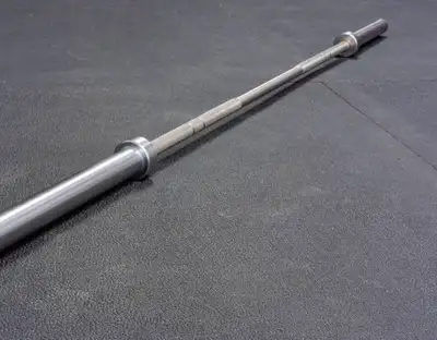 7ft - 45LB regular CrossFit Barbell with free spring collars, View more