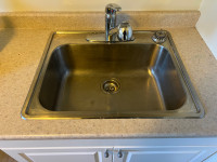 Stainless Steel Sink with Faucet